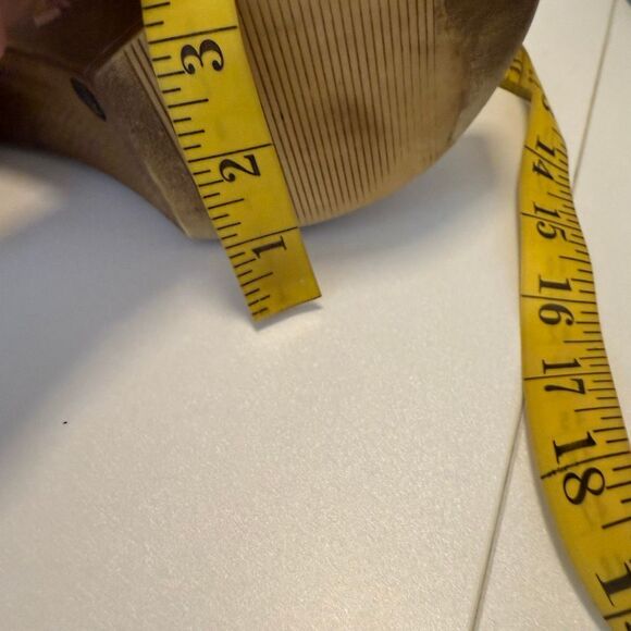 Coach And Four Vero Platform Sandal Brown Leather Studded Size 7.5 Boho - Picture 12 of 15